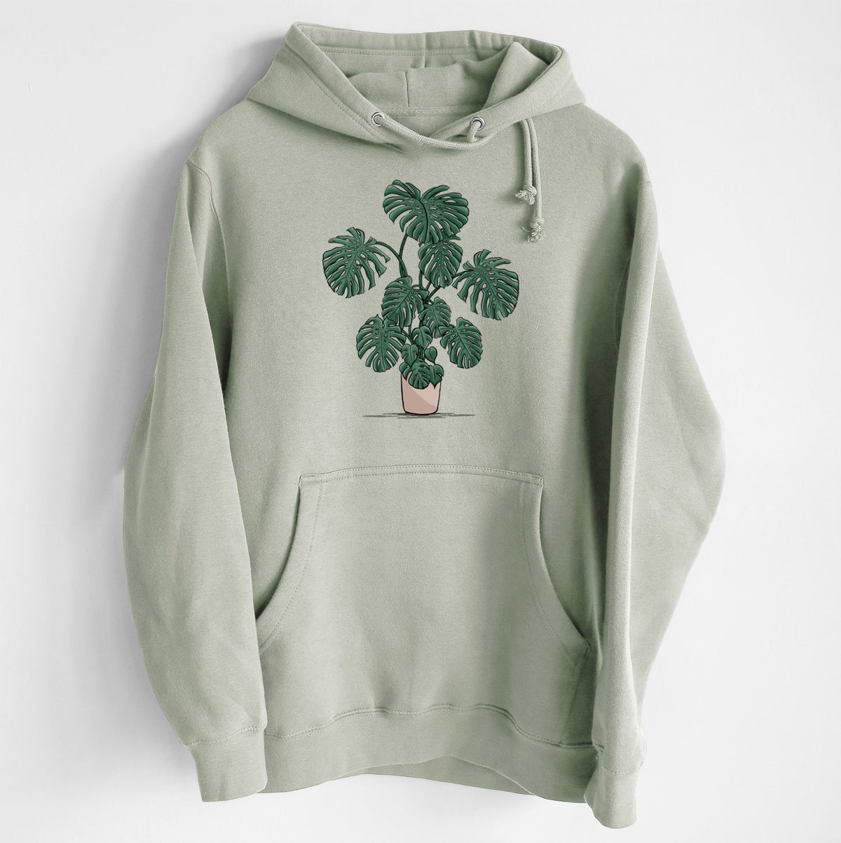 Potted Monstera Plant - Heavyweight Fleece Hoodie
