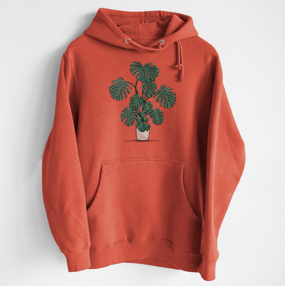 Potted Monstera Plant - Heavyweight Fleece Hoodie