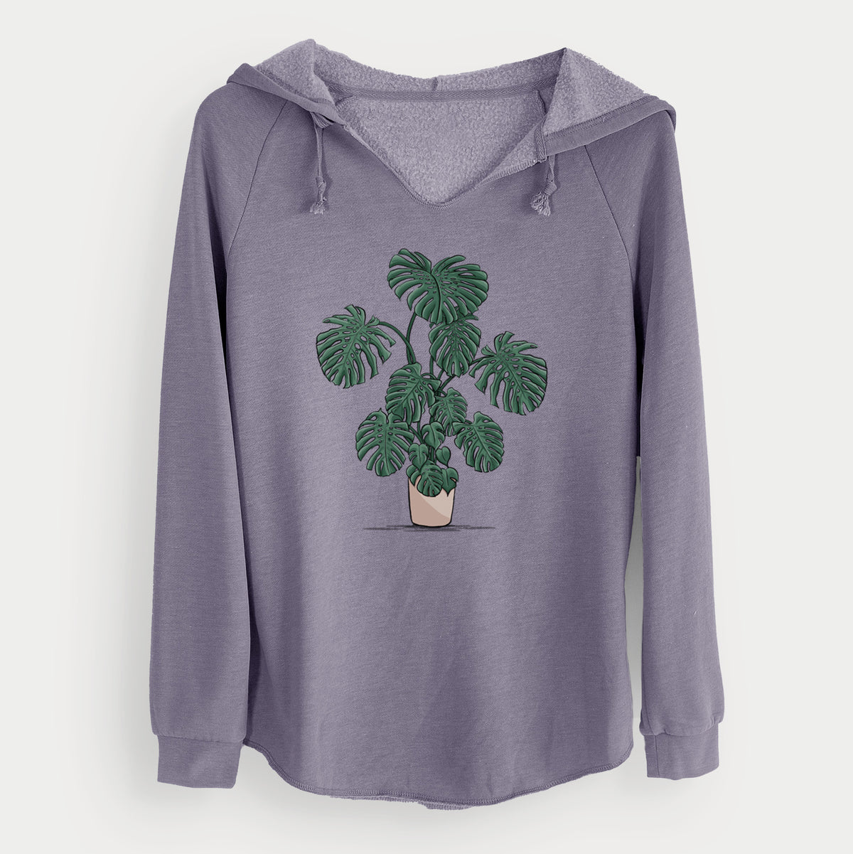 Potted Monstera Plant - Cali Wave Hooded Sweatshirt