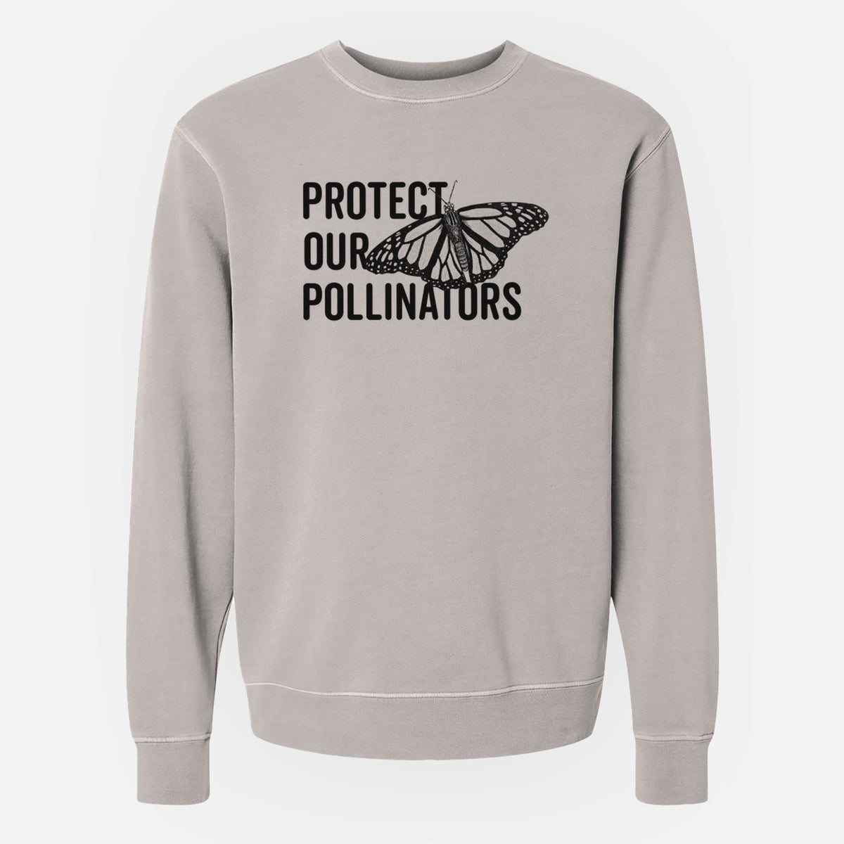 Protect our Pollinators - Unisex Pigment Dyed Crew Sweatshirt