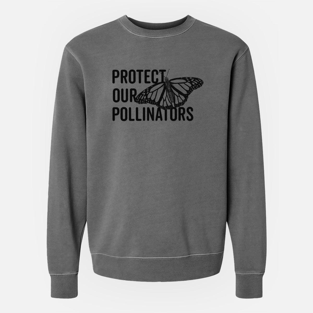 Protect our Pollinators - Unisex Pigment Dyed Crew Sweatshirt