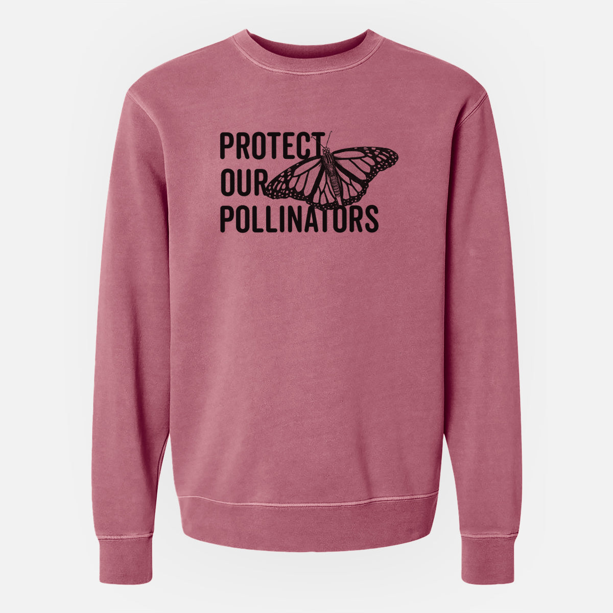 Protect our Pollinators - Unisex Pigment Dyed Crew Sweatshirt