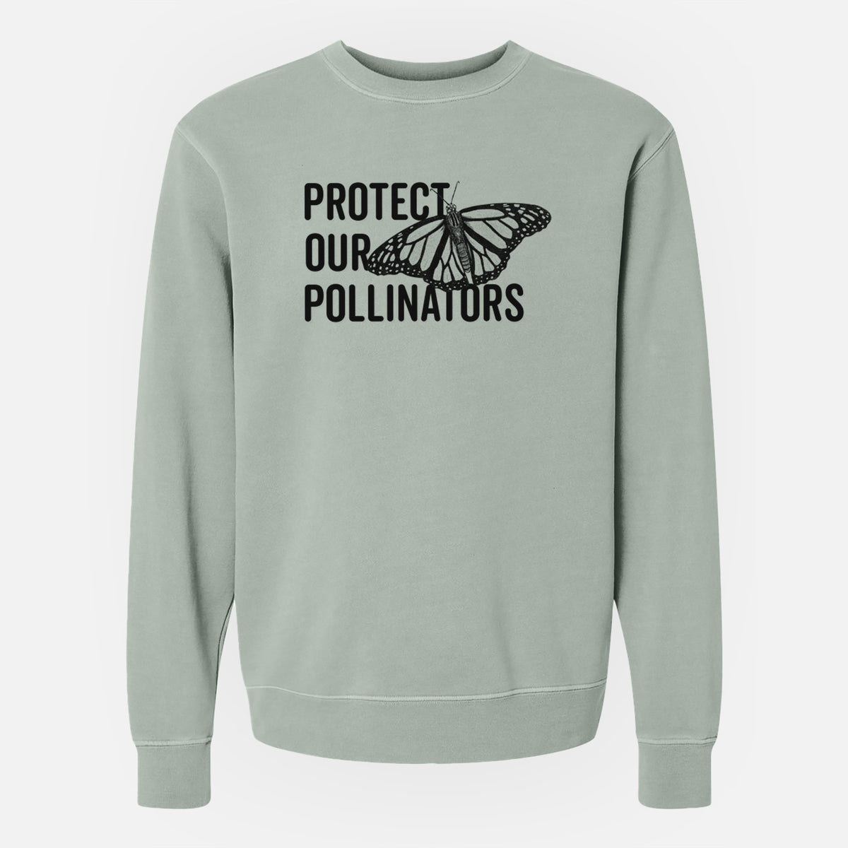 Protect our Pollinators - Unisex Pigment Dyed Crew Sweatshirt