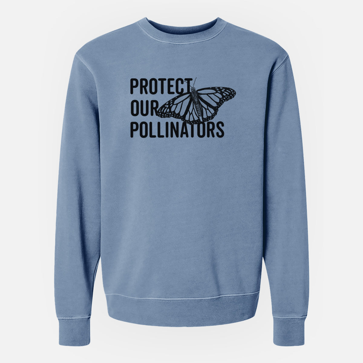 Protect our Pollinators - Unisex Pigment Dyed Crew Sweatshirt