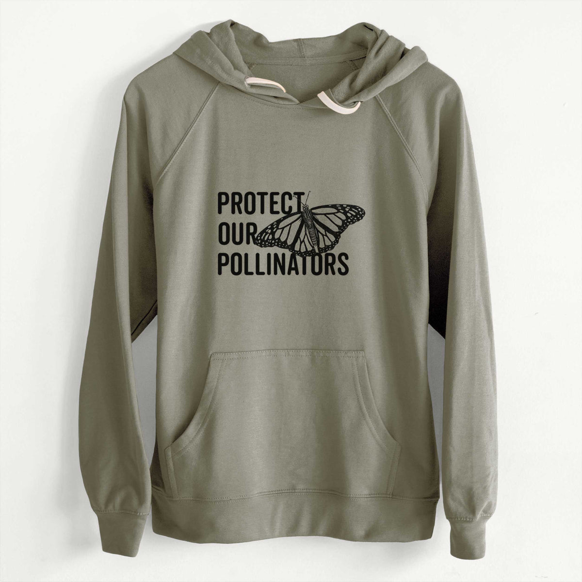 CLEARANCE - Protect our Pollinators  - Unisex Slim Fit Loopback Terry Hoodie