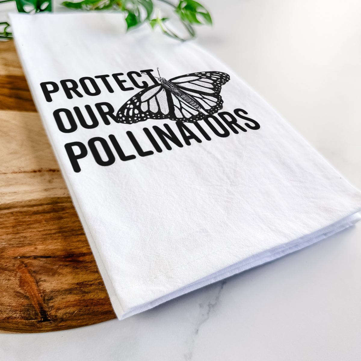 Protect our Pollinators Tea Towel