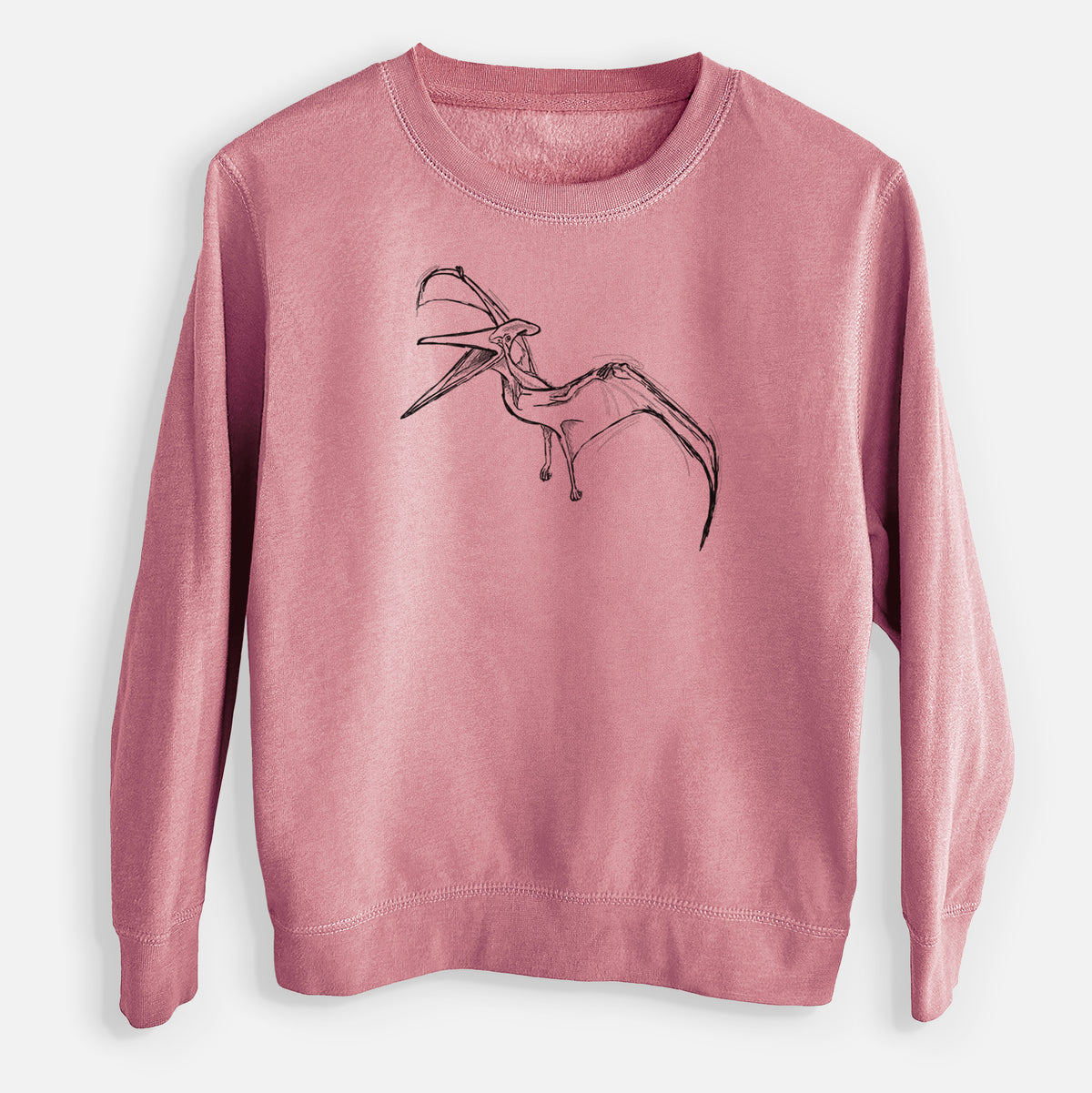 Pteranodon Longiceps - Youth Lightweight Crewneck Sweatshirt