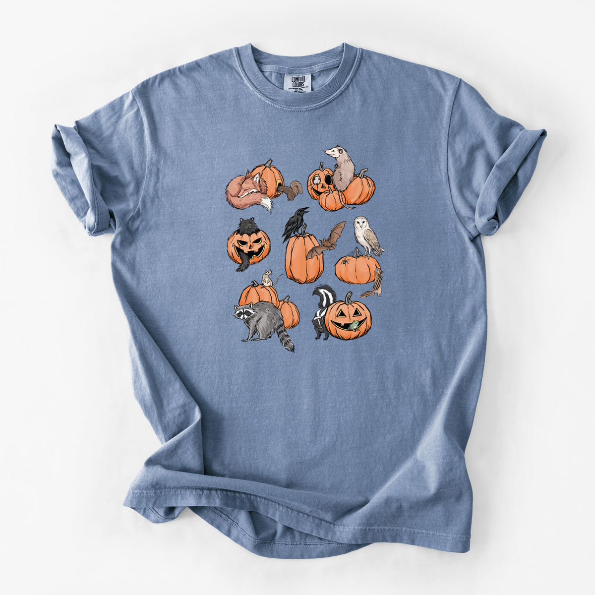 Woodland Pumpkin Patch Party - Unisex Comfort Colors Garment-Dyed Heavyweight T-shirt