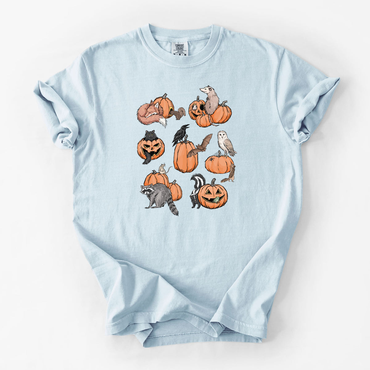 Woodland Pumpkin Patch Party - Unisex Comfort Colors Garment-Dyed Heavyweight T-shirt
