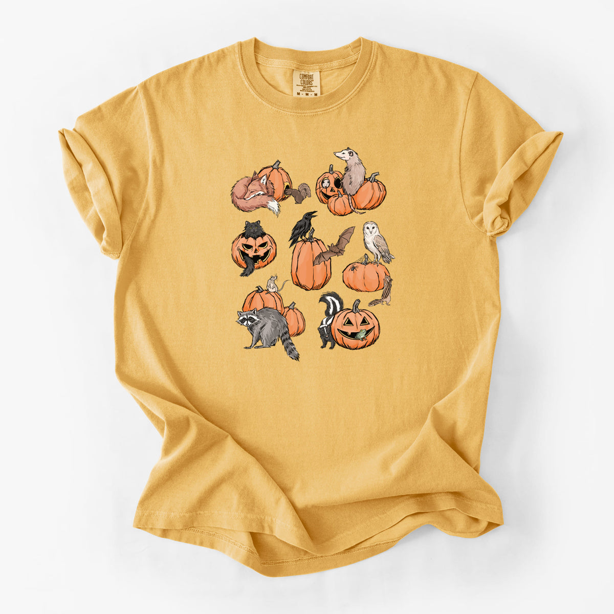 Woodland Pumpkin Patch Party - Unisex Comfort Colors Garment-Dyed Heavyweight T-shirt