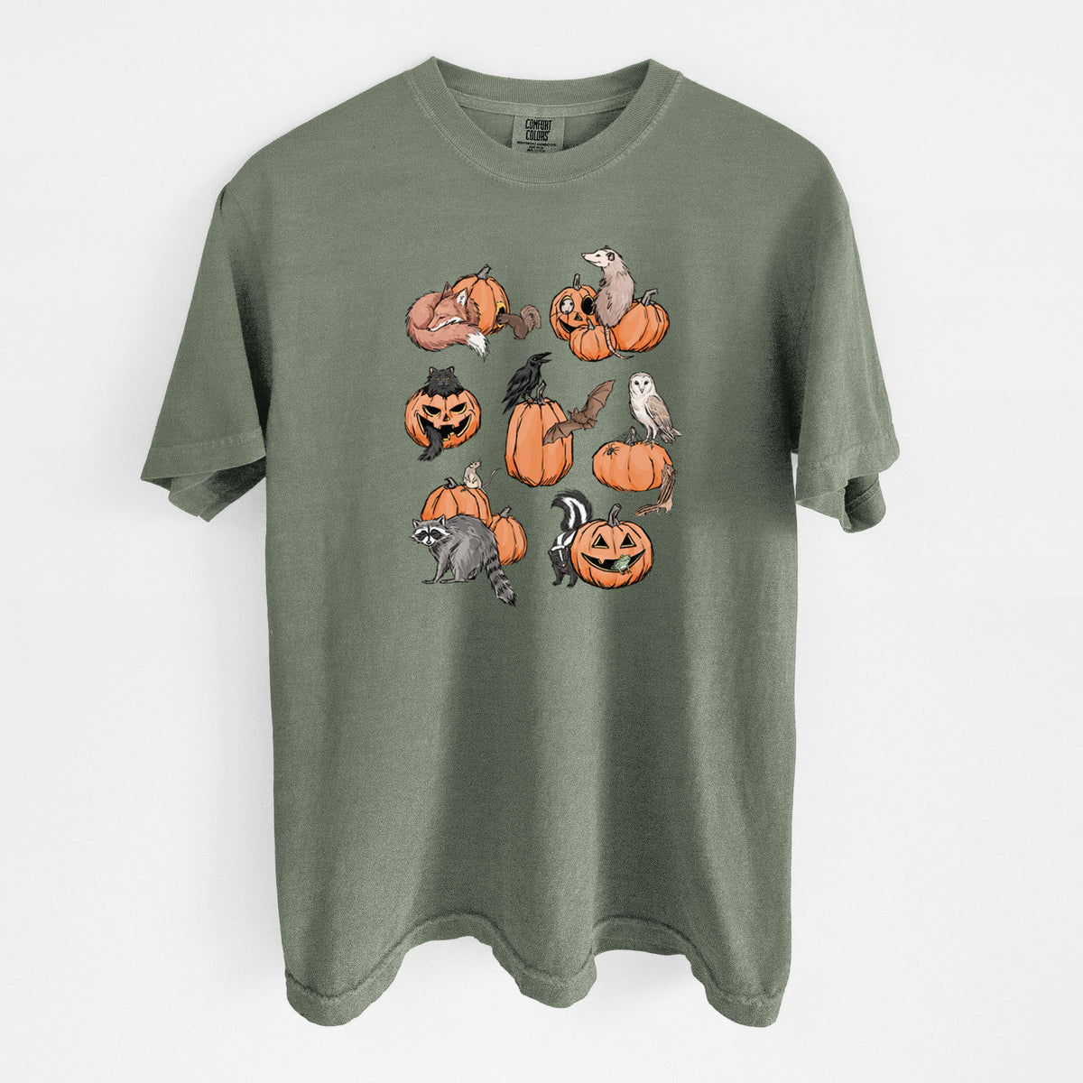 Woodland Pumpkin Patch Party - Unisex Comfort Colors Garment-Dyed Heavyweight T-shirt