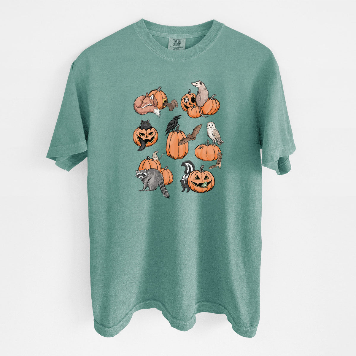 Woodland Pumpkin Patch Party - Unisex Comfort Colors Garment-Dyed Heavyweight T-shirt