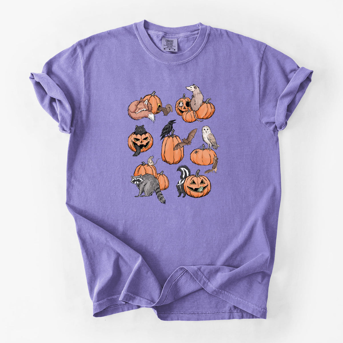 Woodland Pumpkin Patch Party - Unisex Comfort Colors Garment-Dyed Heavyweight T-shirt