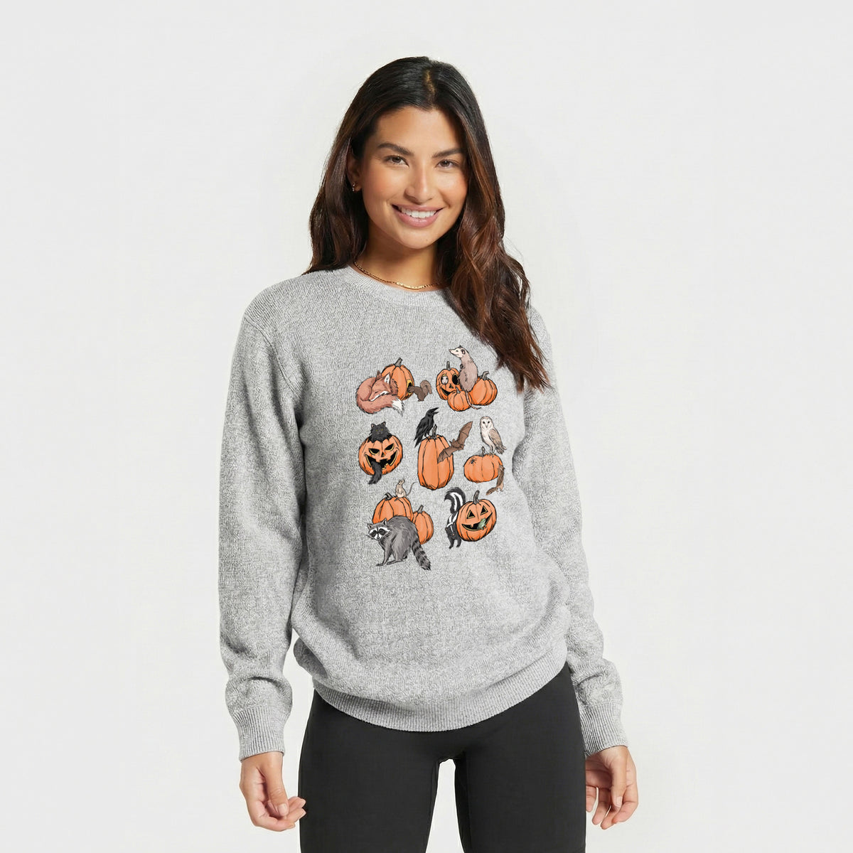 Woodland Pumpkin Patch Party - Knit Sweatshirt