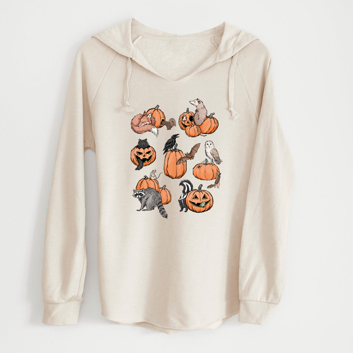 Woodland Pumpkin Patch Party - Cali Wave Hooded Sweatshirt