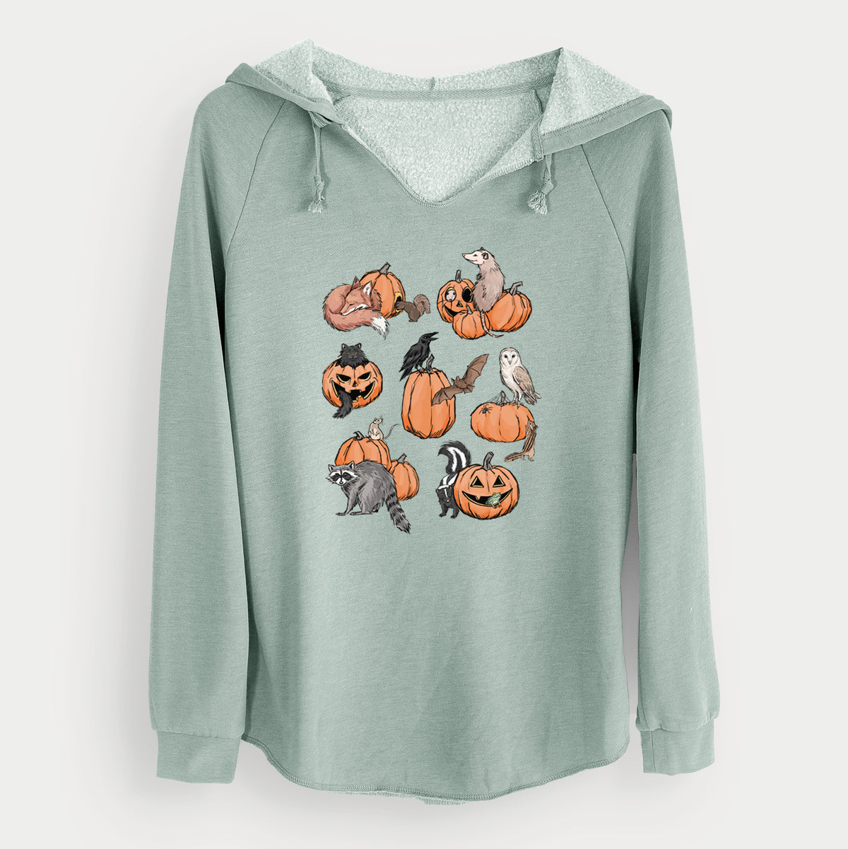 Woodland Pumpkin Patch Party - Cali Wave Hooded Sweatshirt