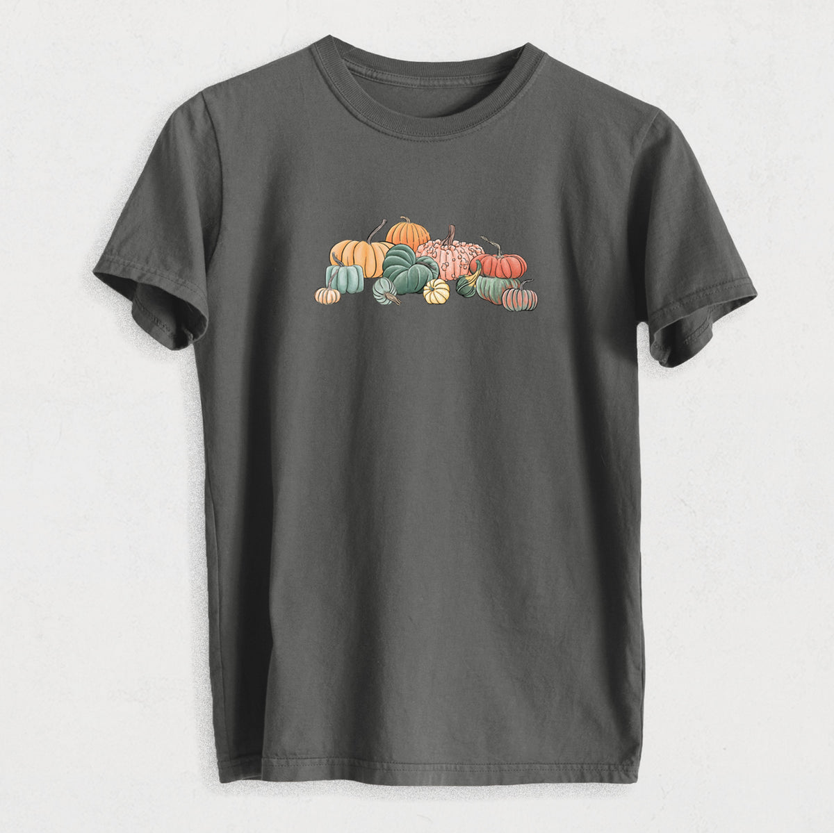 Pumpkin Harvest - Heavyweight Men&#39;s 100% Organic Cotton Tee