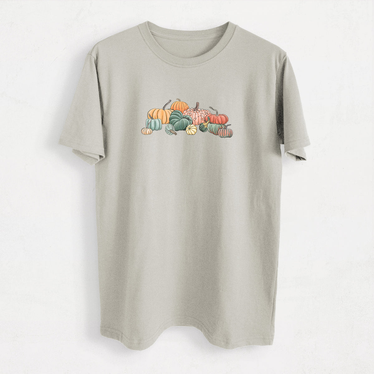Pumpkin Harvest - Heavyweight Men&#39;s 100% Organic Cotton Tee