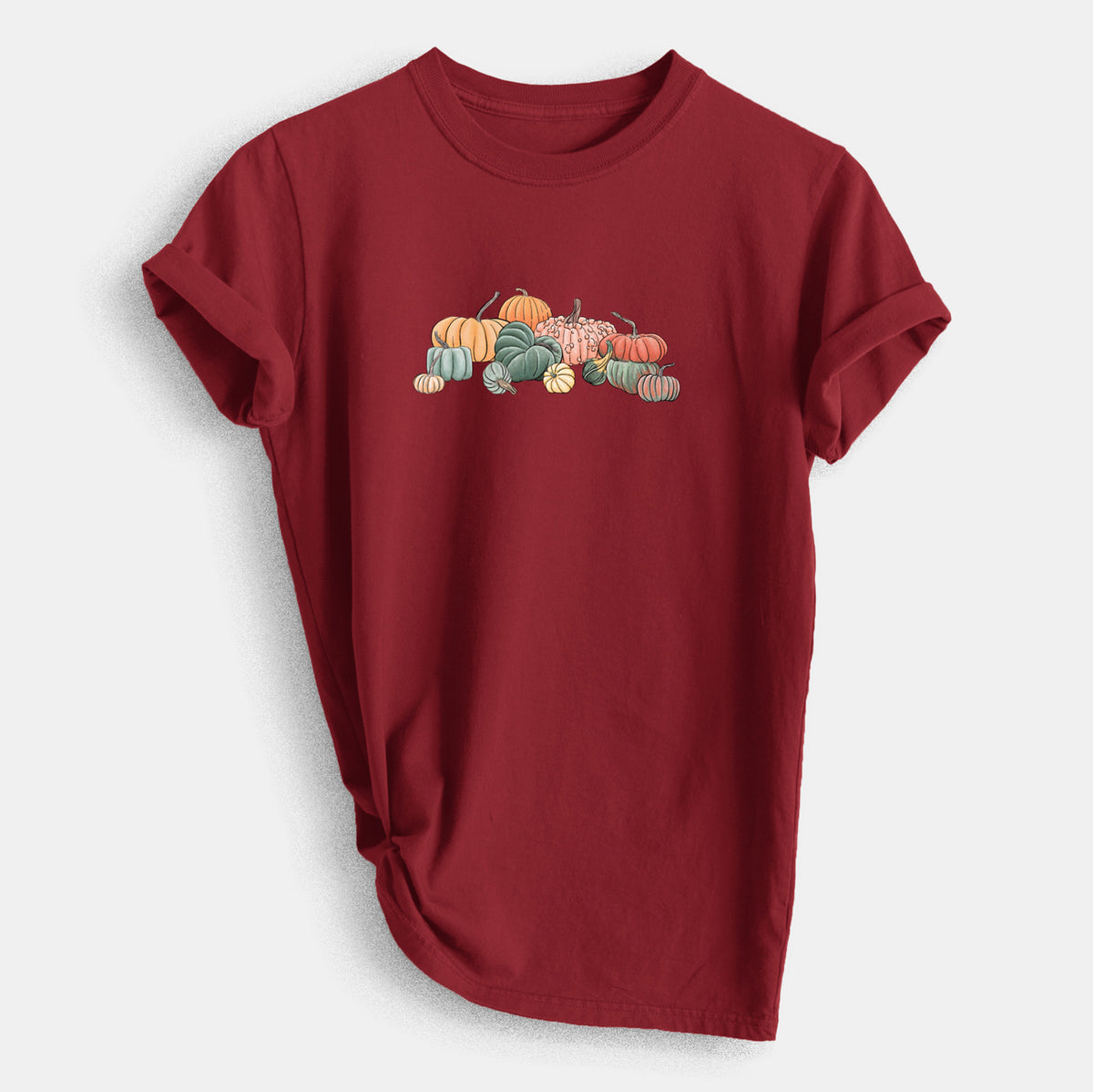 Pumpkin Harvest - Heavyweight Men&#39;s 100% Organic Cotton Tee