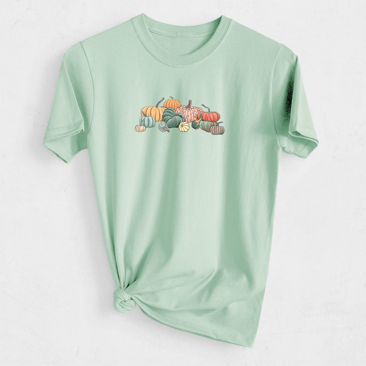 Pumpkin Harvest - Heavyweight Men&#39;s 100% Organic Cotton Tee