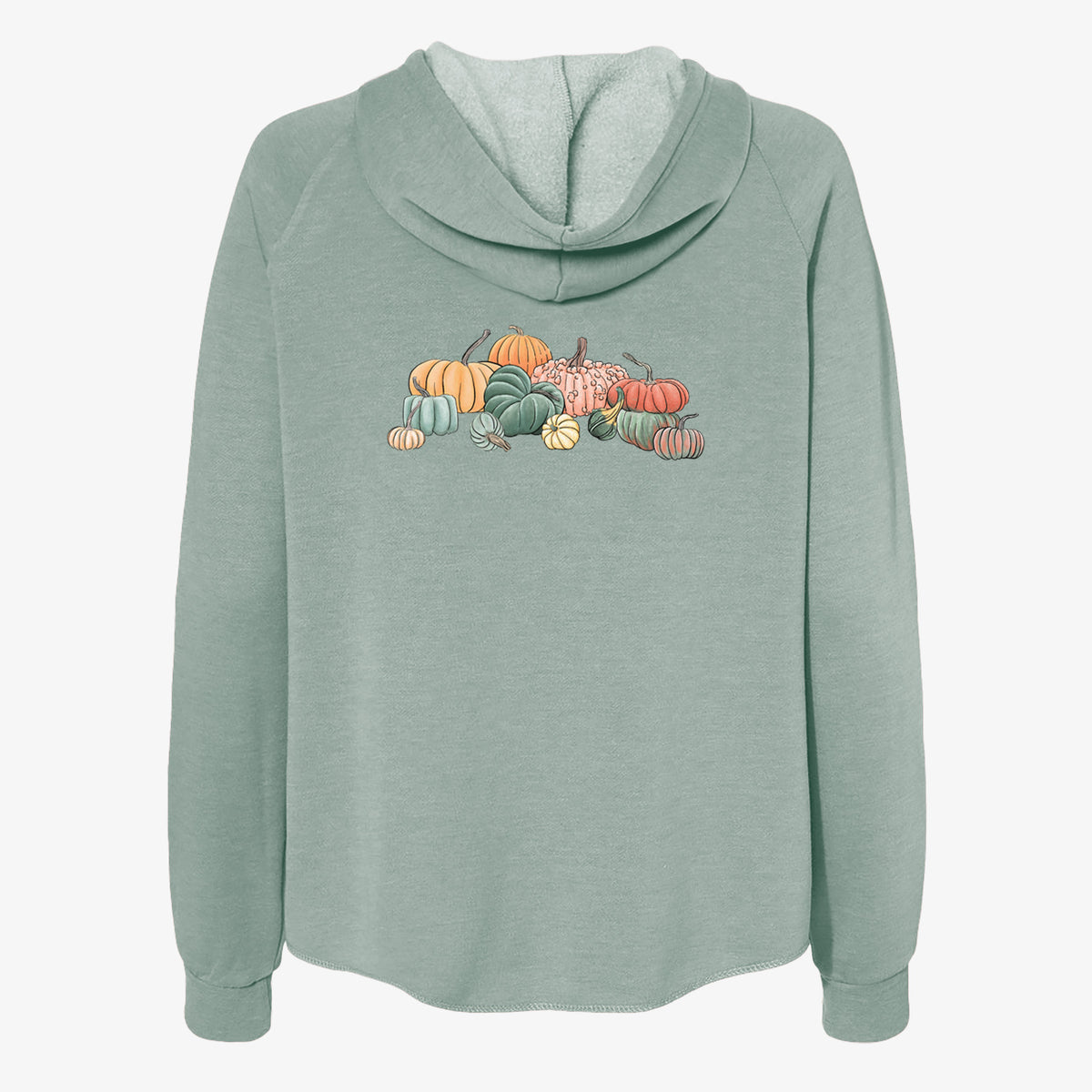 Pumpkin Harvest - Women&#39;s Cali Wave Zip-Up Sweatshirt