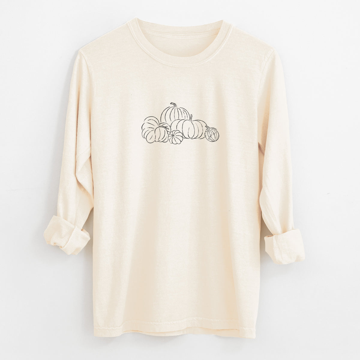 Pumpkins - Unisex Comfort Colors 100% Cotton Long Sleeve