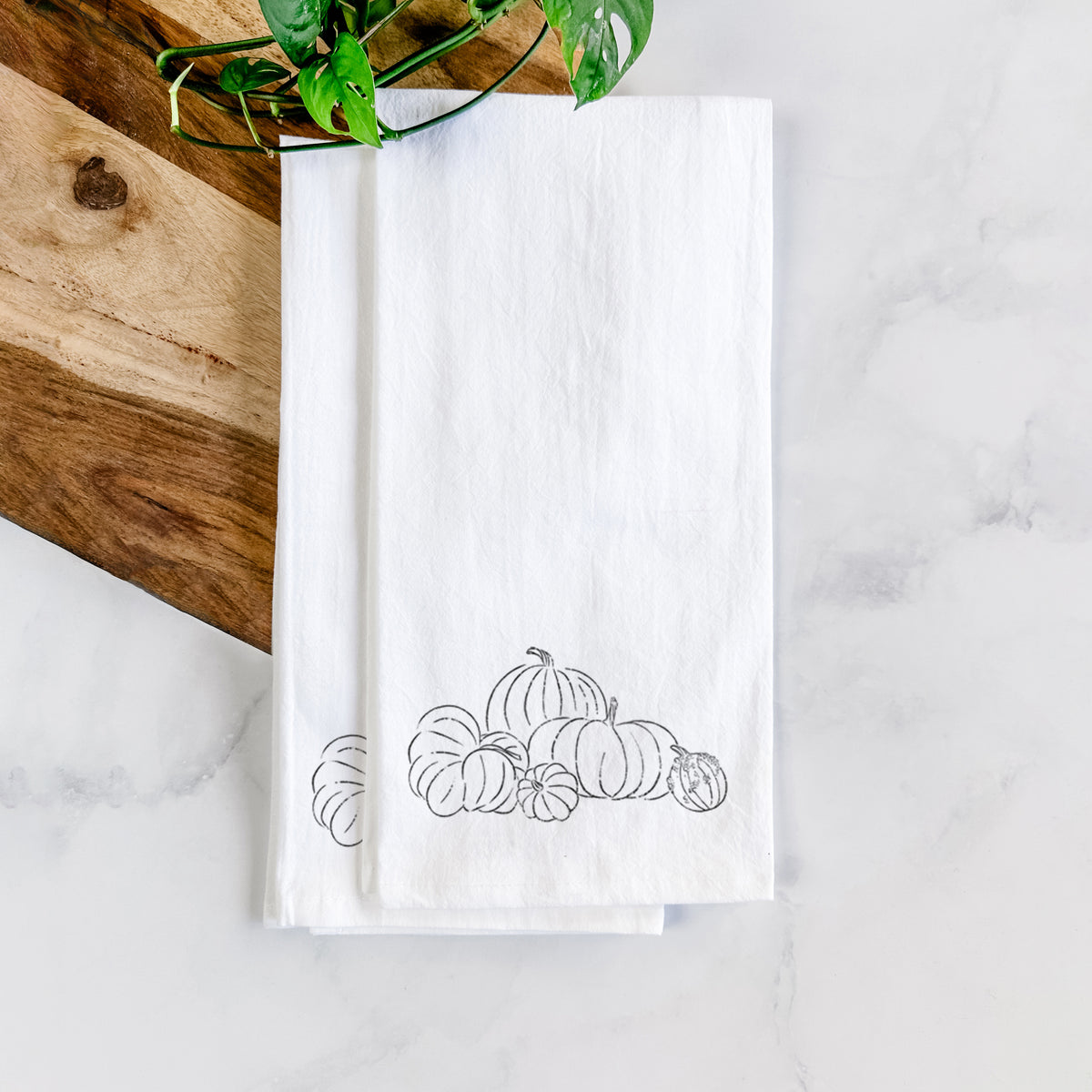 Pumpkins Tea Towel