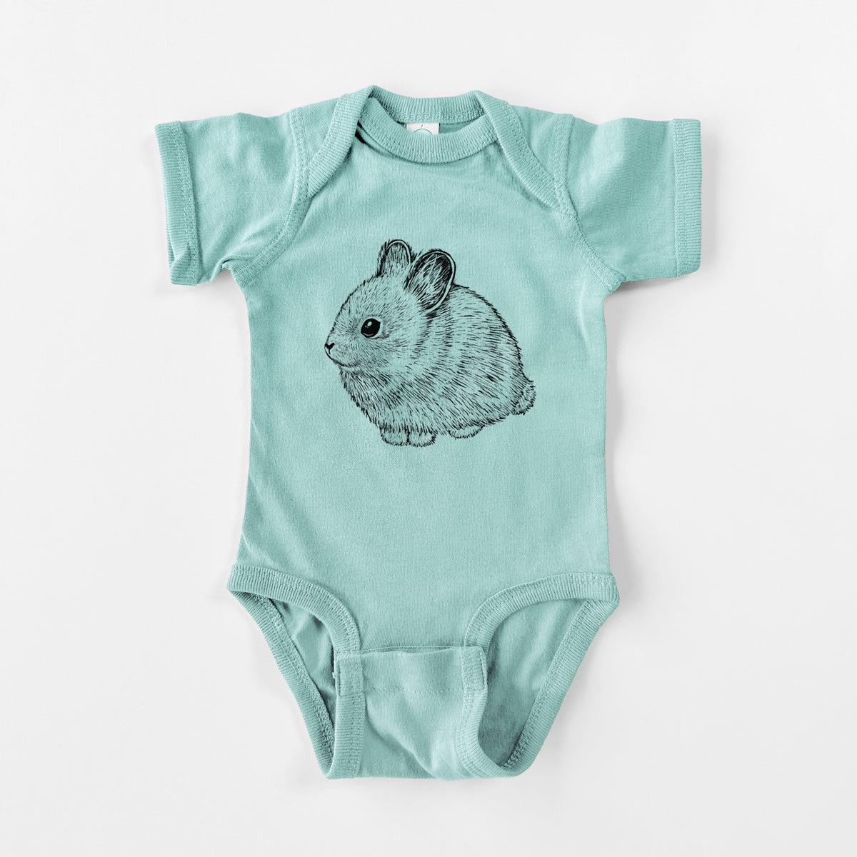 Columbia Basin Pygmy Rabbit - Baby Fine Jersey Bodysuit
