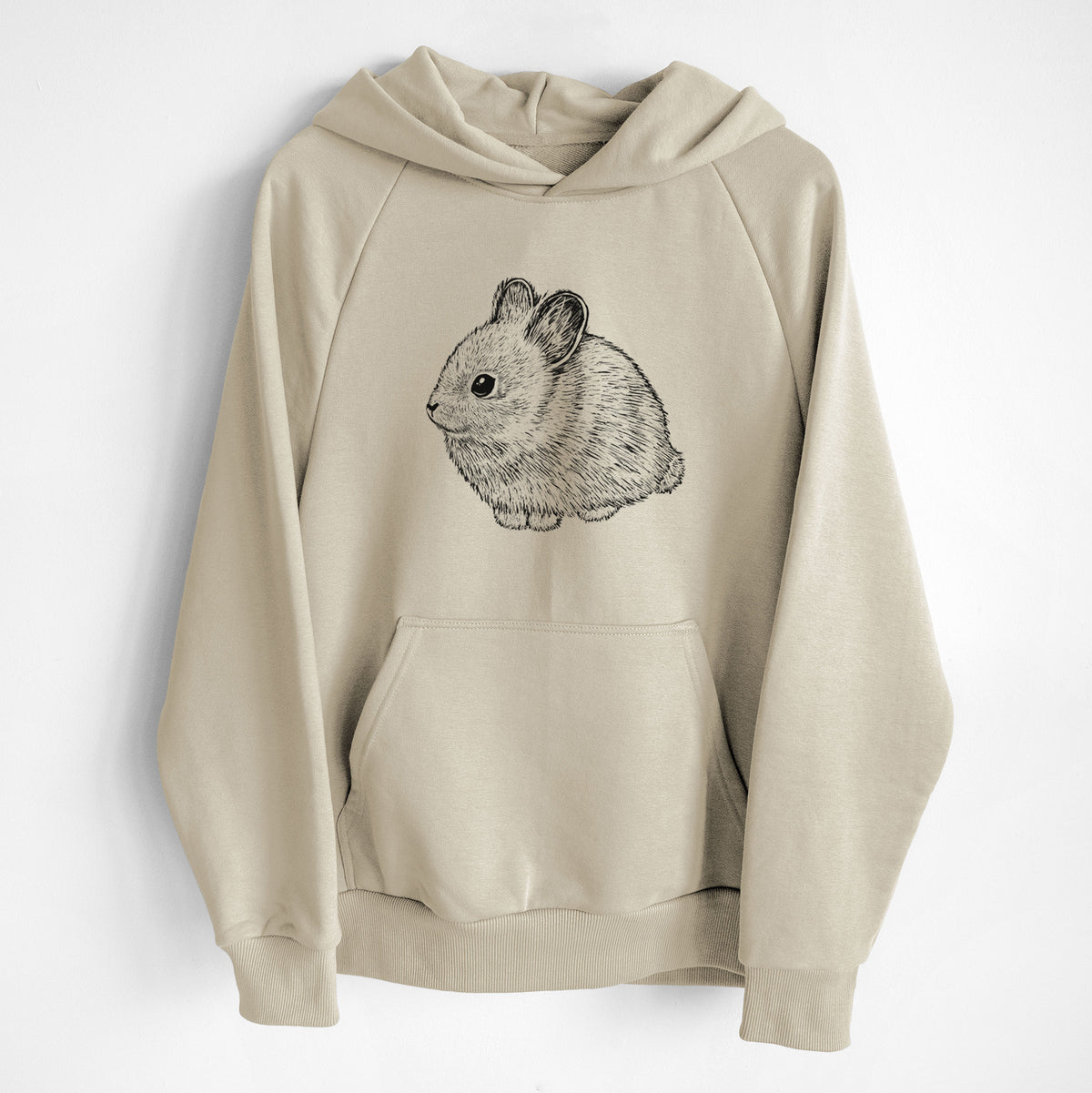 Columbia Basin Pygmy Rabbit - UltraLuxe Heavyweight French Terry Hoodie