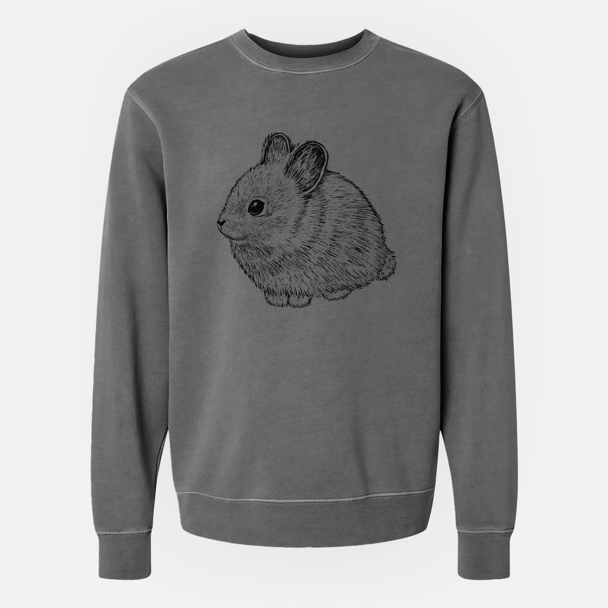 Columbia Basin Pygmy Rabbit - Unisex Pigment Dyed Crew Sweatshirt