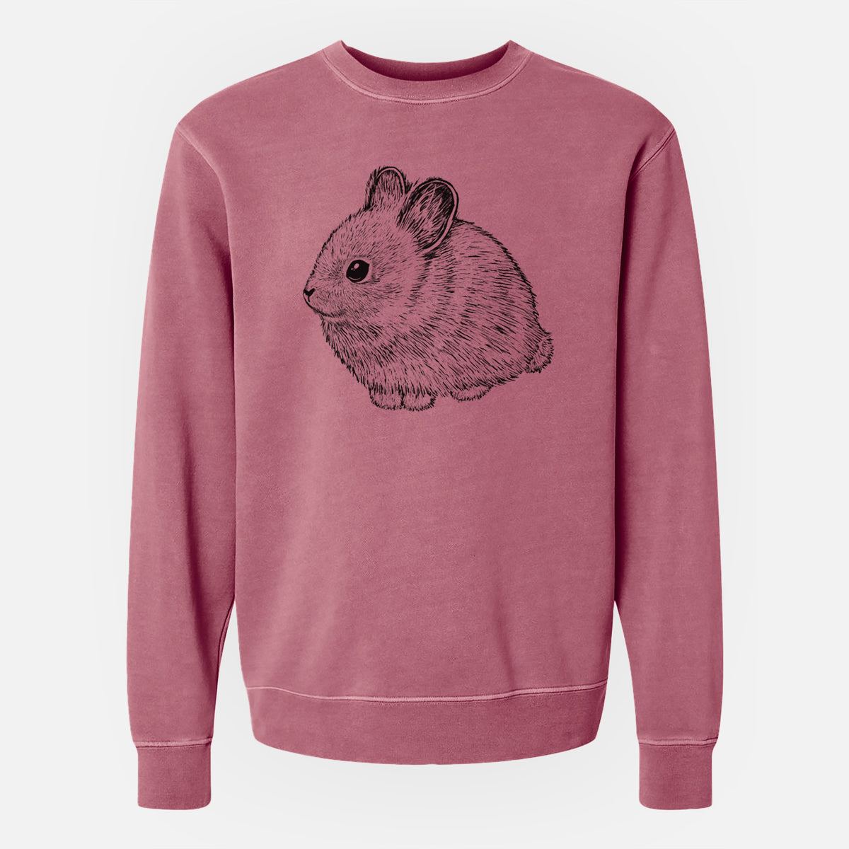 Columbia Basin Pygmy Rabbit - Unisex Pigment Dyed Crew Sweatshirt