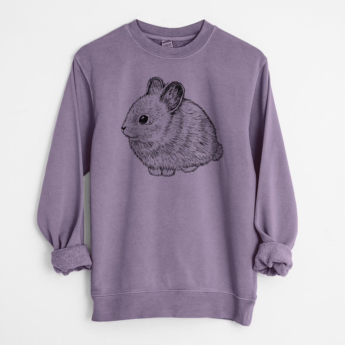 Columbia Basin Pygmy Rabbit - Unisex Pigment Dyed Crew Sweatshirt