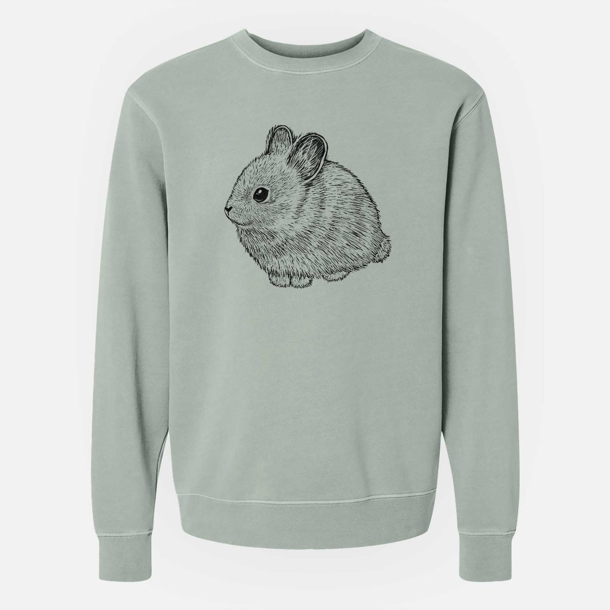 Columbia Basin Pygmy Rabbit - Unisex Pigment Dyed Crew Sweatshirt