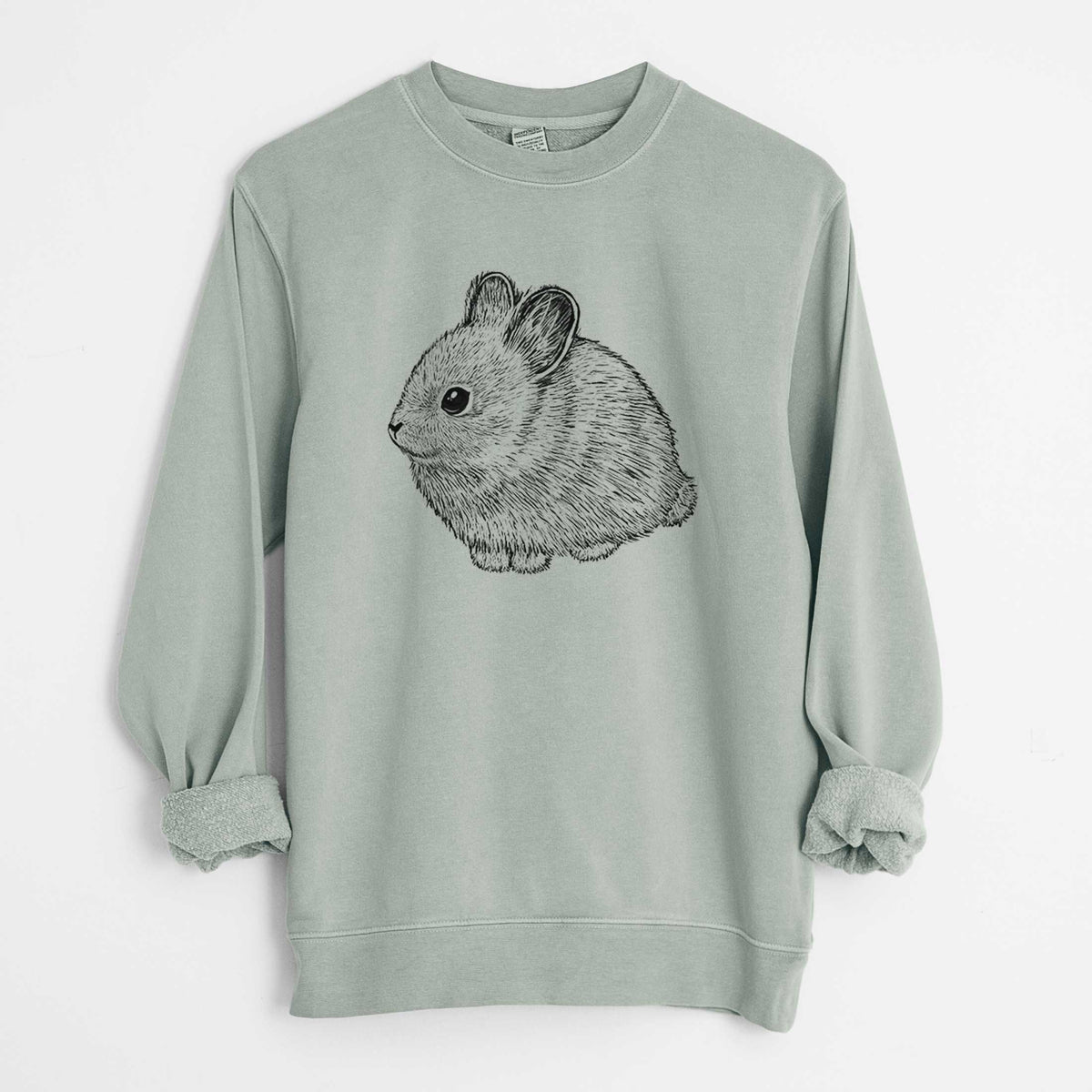 Columbia Basin Pygmy Rabbit - Unisex Pigment Dyed Crew Sweatshirt