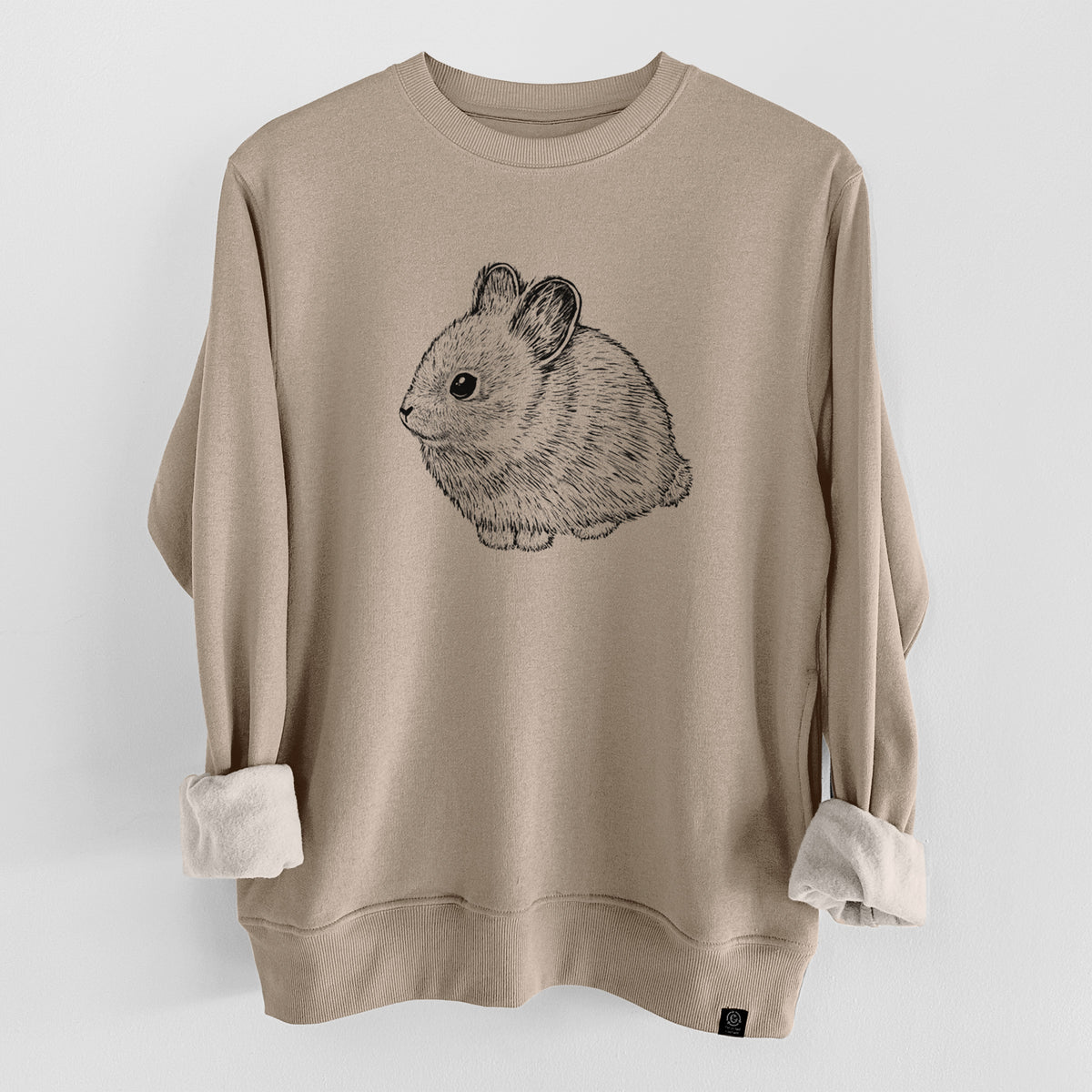 Columbia Basin Pygmy Rabbit  - Unisex Reclaimed Crewneck Sweatshirt