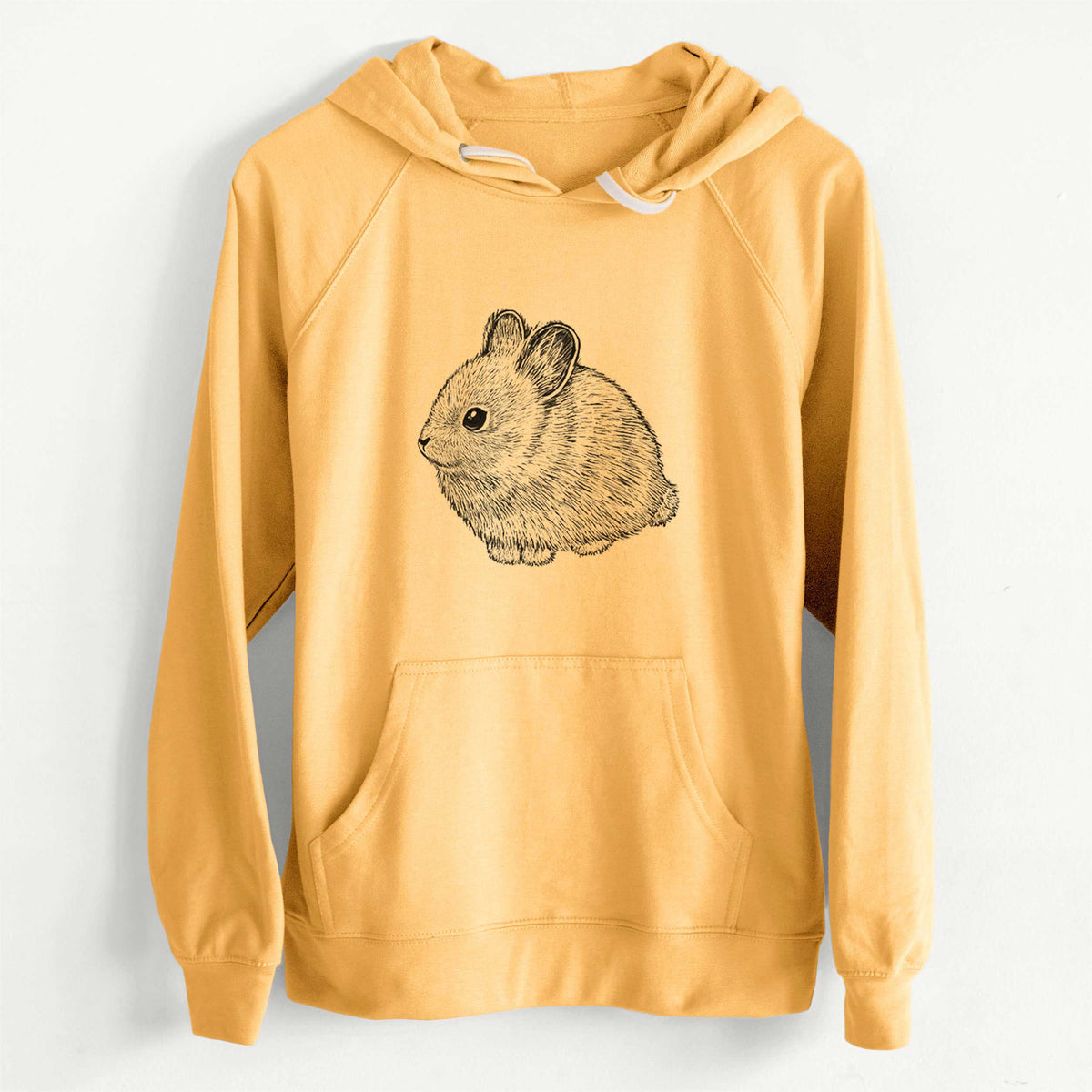 CLEARANCE - Columbia Basin Pygmy Rabbit  - Unisex Slim Fit Loopback Terry Hoodie