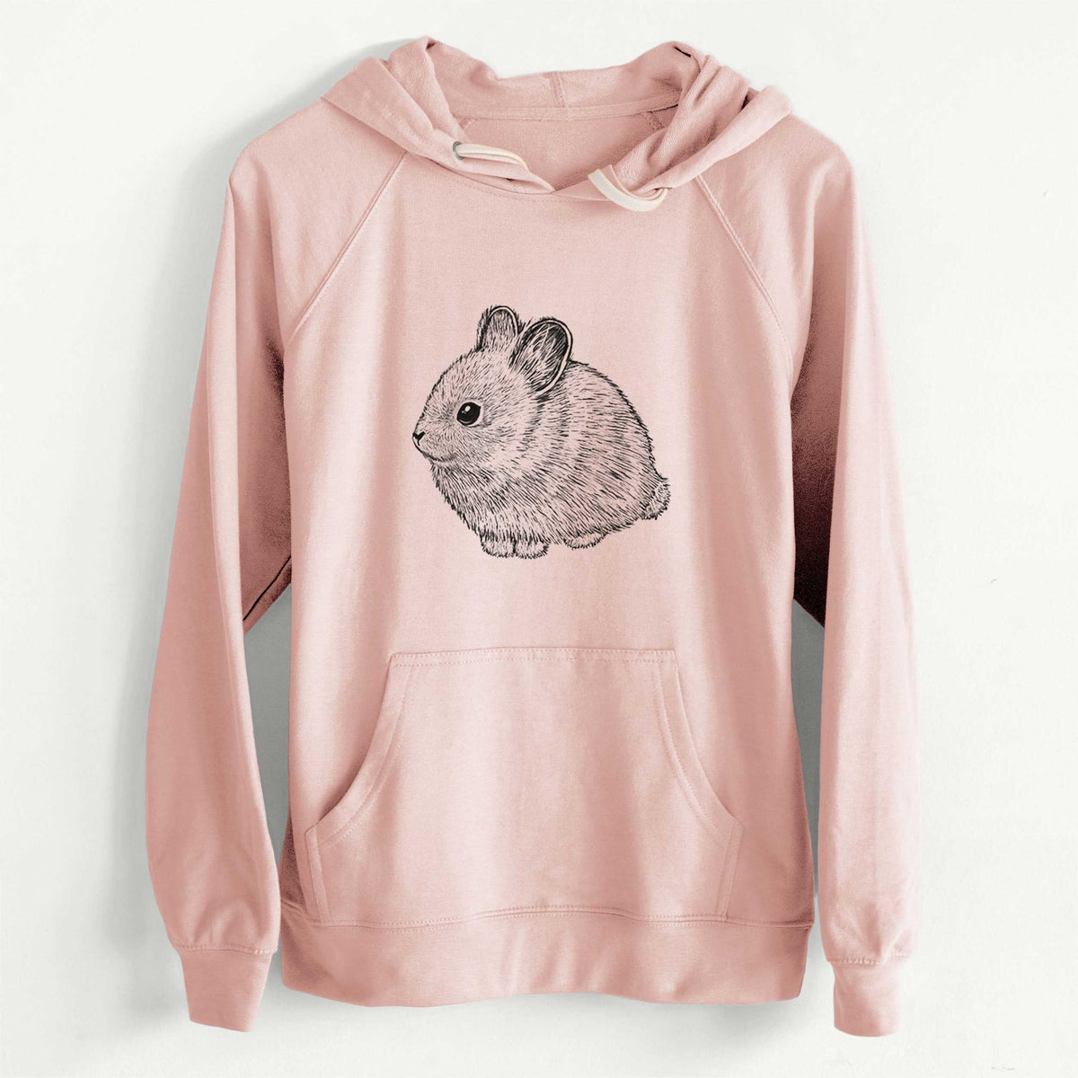 CLEARANCE - Columbia Basin Pygmy Rabbit  - Unisex Slim Fit Loopback Terry Hoodie