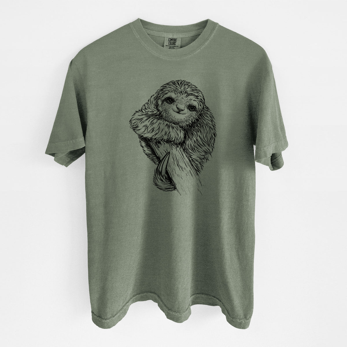 Pygmy Three-toed Sloth - Bradypus pygmaeus - Unisex Comfort Colors Garment-Dyed Heavyweight T-shirt