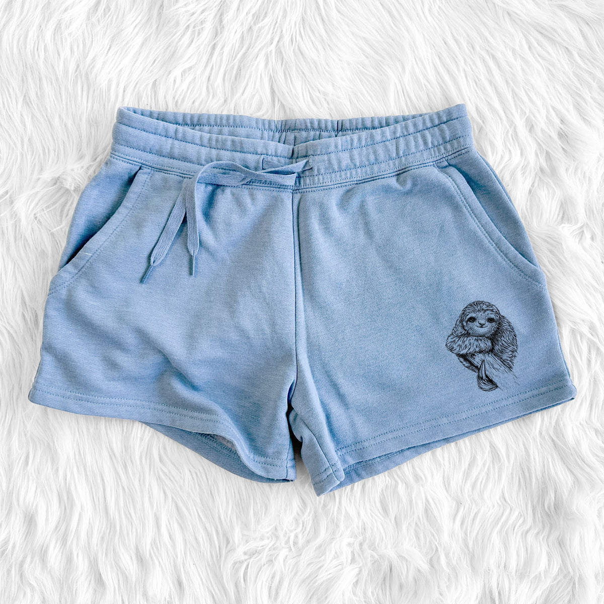 Pygmy Three-toed Sloth - Bradypus pygmaeus - Women's Cali Wave Shorts