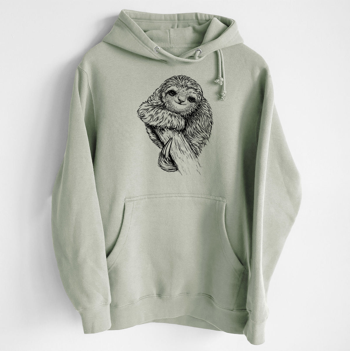 Pygmy Three-toed Sloth - Bradypus pygmaeus - Heavyweight Fleece Hoodie