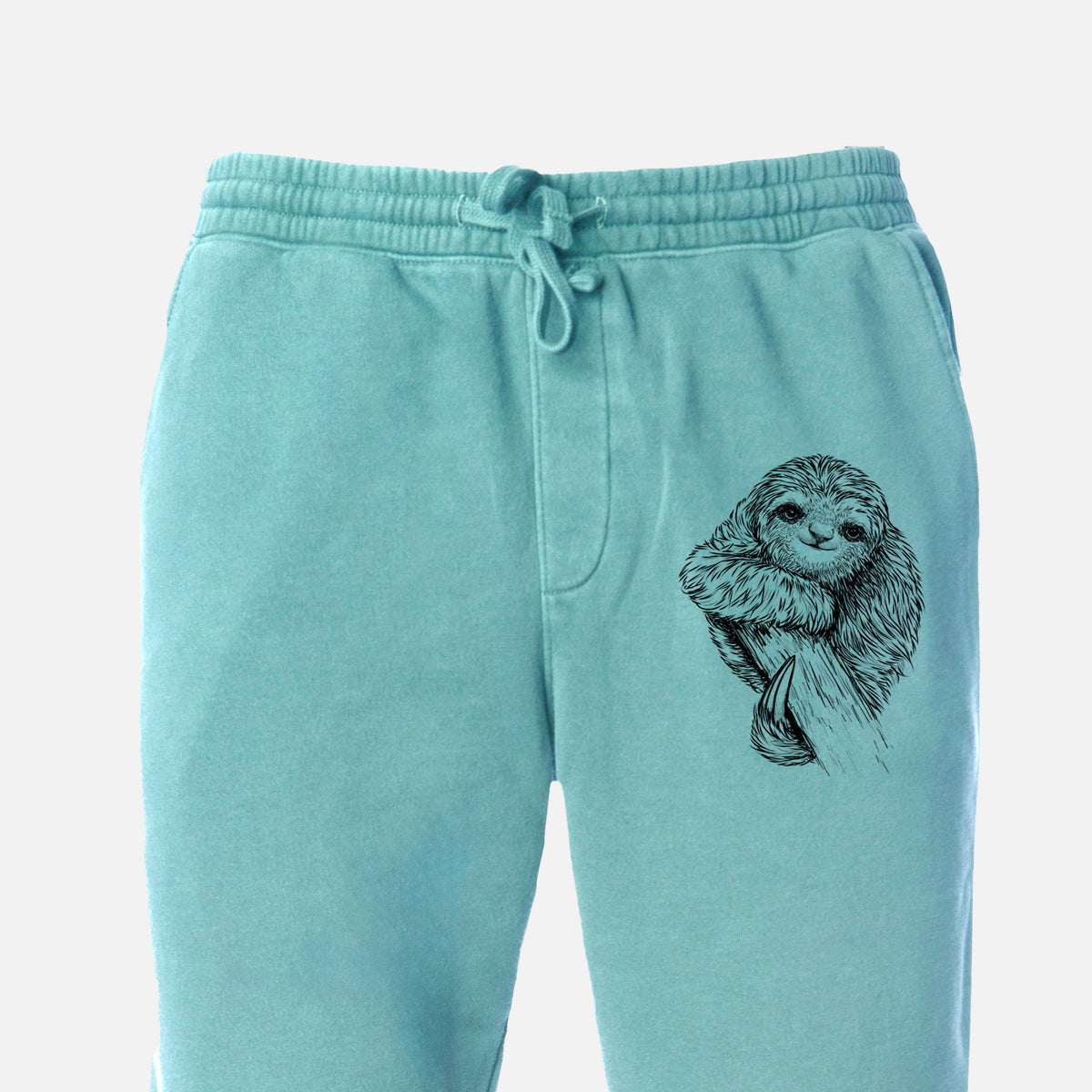 Pygmy Three-toed Sloth - Bradypus pygmaeus - Unisex Pigment Dyed Sweatpants