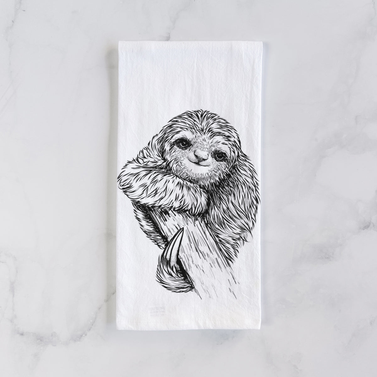 Pygmy Three-toed Sloth - Bradypus pygmaeus Tea Towel