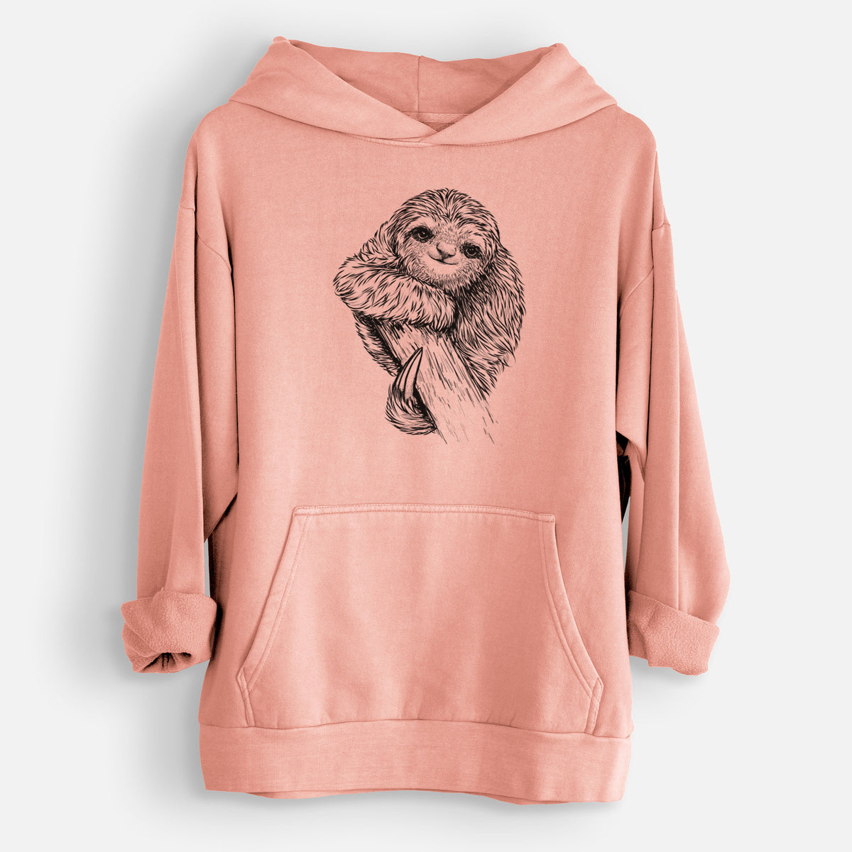 Pygmy Three-toed Sloth - Bradypus pygmaeus  - Urban Heavyweight Hoodie