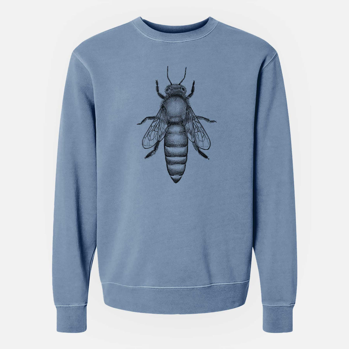 Queen Bee Apis Mellifera - Unisex Pigment Dyed Crew Sweatshirt