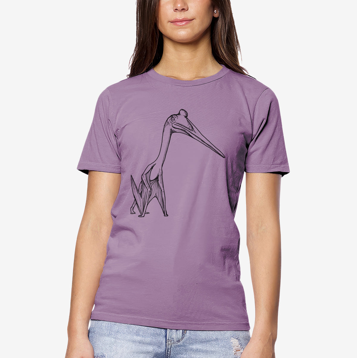 CLOSEOUT - Quetzalcoatlus Northropi - Unisex Crewneck - Made in USA - 100% Organic Cotton