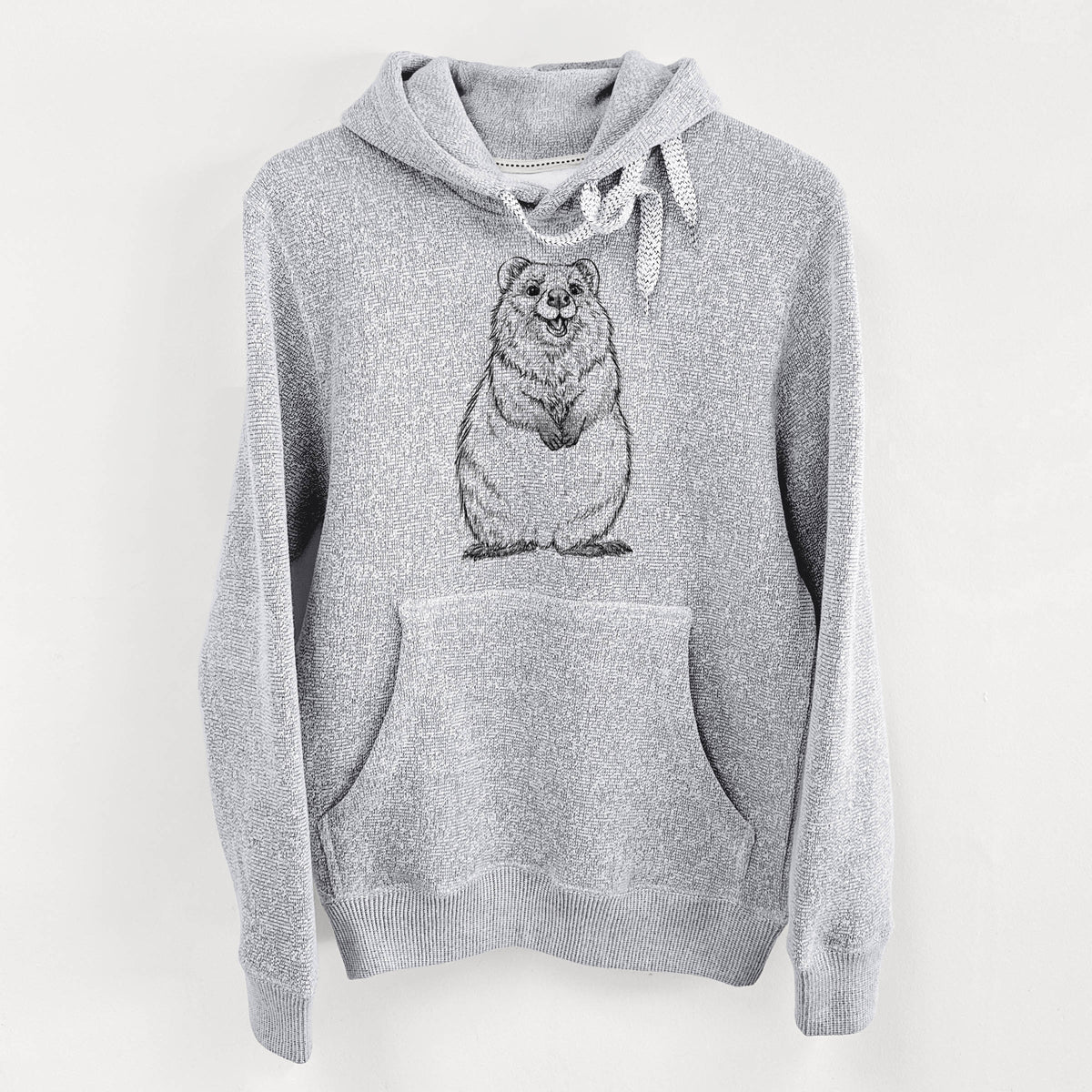 Quokkas - Setonix brachyurus - Knit Hoodie