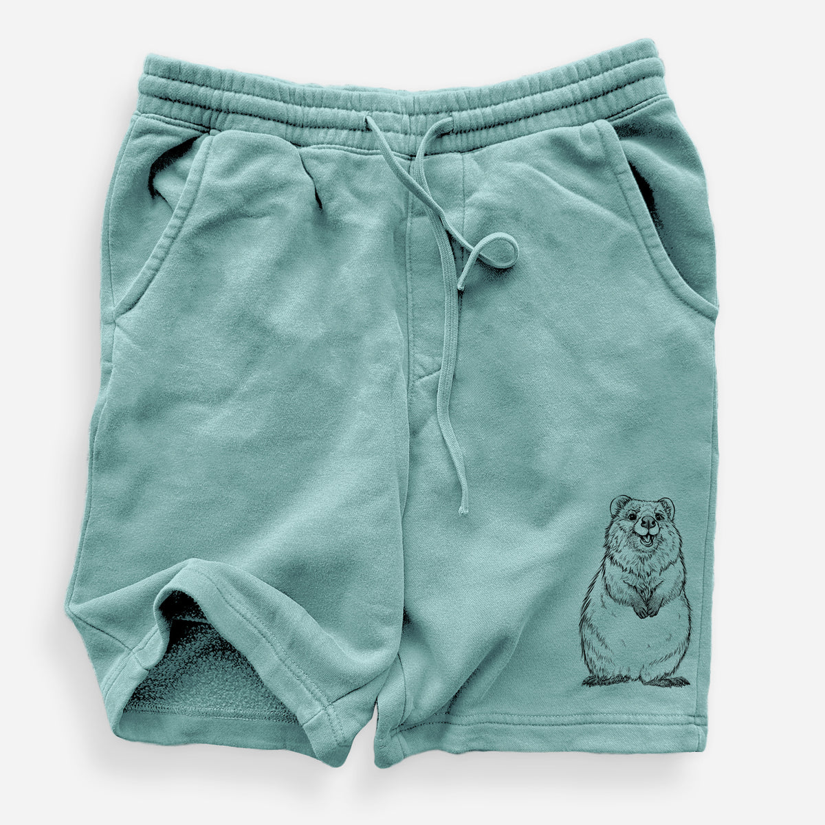 Quokkas - Setonix brachyurus - Unisex Pigment Dyed Shorts