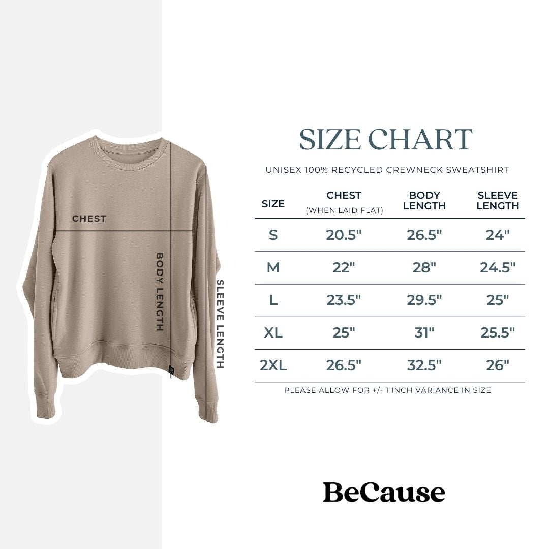Male Spruce Grouse - Canachites canadensis  - Unisex Reclaimed Crewneck Sweatshirt