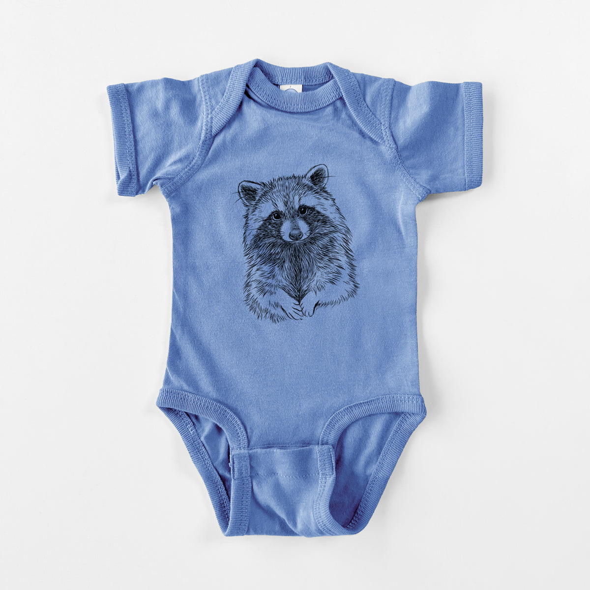 Raccoon - Procyon lotor - Baby Fine Jersey Bodysuit