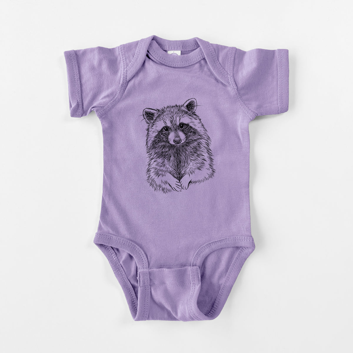 Raccoon - Procyon lotor - Baby Fine Jersey Bodysuit